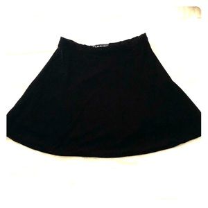 For love and lemons velvet black skirt